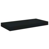 Cumpara ieftin Raft de perete suspendat, negru, 50x23,5x3,8 cm, MDF