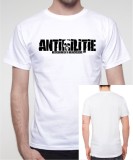 Tricou Parazitii Antimilitie Unisex, Bumbac 100%, Negru/Alb, Marimi S-XXL, Hip Hop