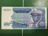 ZAIR 200.000 ZAIRES 1992 UNC