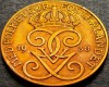 Moneda istorica 5 ORE - SUEDIA, anul 1938 * cod 5084, Europa, Bronz