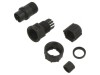Conector circular mufă B 3 PIN 5A IP67 drept