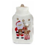 Recipient apa calda model Craciun textil multicolor LI cm 20 x 33 H, 1.5 L