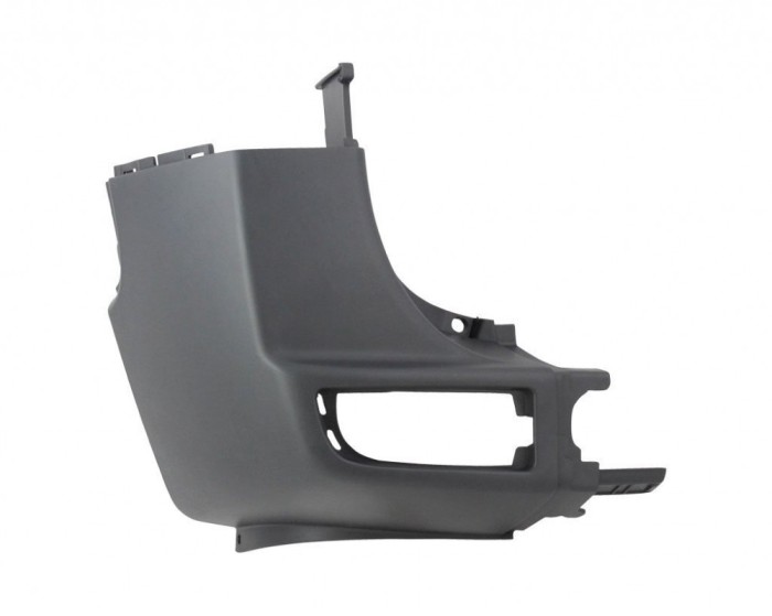 Parte laterala bara , colt lateral flaps spate, stanga Mercedes Benz Sprinter 209-524, 07.2006-10.2013, negru, A90688010719B51