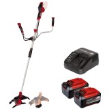 Einhell AGILLO 36/255 BL PXC + Twinpack + 4514095 - Motocoasa 255 mm cutit cu 3 dinti + Set 2 acumulatori si incarcator Li-Ion 18 V 5.2 Ah