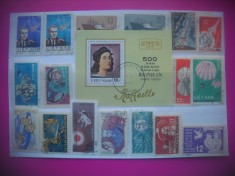 HOPCT LOT NR 604 VIETNAM -18 TIMBRE VECHI-STAMPILAT