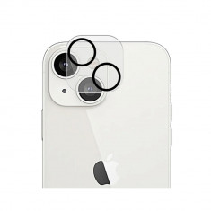 Folie Camera pentru Apple iPhone 14 / iPhone 14 Plus Lito S+ Camera Glass Protector Negru/Transparent