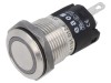 Lampă LED control albastru 24V 16mm