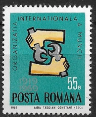 B1222 - Romania 1969 - Evenimente neuzat,perfecta stare foto