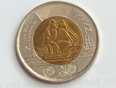 C50 - Moneda foarte veche - Canada - 2 dolari - omagiala - 2012 foto