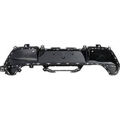 Spoiler bara spate PEUGEOT 208, 06.2019-, cu gauri pentru Senzori de parcare (PDC); Negru stralucitor, modele GT foto