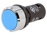 Comutator 22mm Acţionat prin Apăsare 1 NO Poz.i Stabil