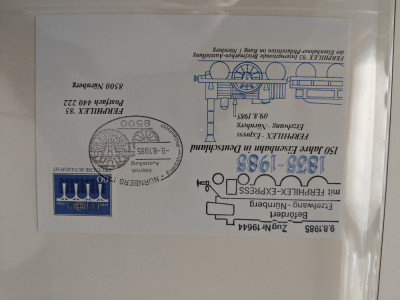 germania - Timbre trenuri, locomotive, cai ferate, nestampilate MNH foto