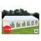 5X12 M CORT EVENIMENTE PROFESSIONAL XXL, PVC IGNIFUG ALB