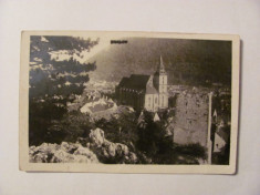 GE - Ilustrata veche BRASOV &amp;quot;Biserica Neagra&amp;quot; circulata 1939 foto