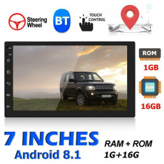 Sistem de navigatie auto, 2 DIN, Android 9.1 HD, GPS, 1/16GB, Bluetooth +CAMERA foto