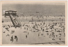 AMS - ILUSTRATA 1297, MAMAIA - SPRE TOBOGAN, ANUL 1958, cu perforari