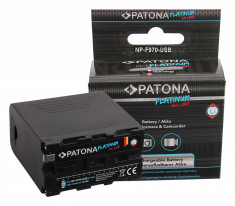 PATONA Platinum| Acumulator tip Sony NP-F970 USB NP-F990 si ca Powerbank |1304| foto