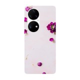 Husa compatibila cu Huawei Nova Y70 model Flower petals, Silicon, TPU, Viceversa, Transparent, Carcasa