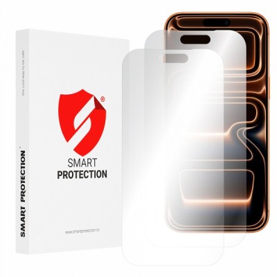 Folie de protectie Ecran Smart Protection Premium Classic pentru Apple iPhone 17 Pro Max, Plastic, Set 2 bucati foto