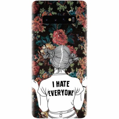 Husa silicon pentru Samsung Galaxy S10 Plus, I Hate Everyone foto