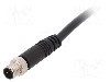 Conector M8, 3 pini, clasa etanseitate IP67, AMPHENOL - LTW8-03AMMM-SL7A02