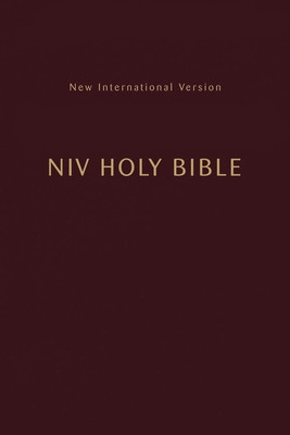 Niv, Holy Bible, Compact, Paperback, Burgundy, Comfort Print foto