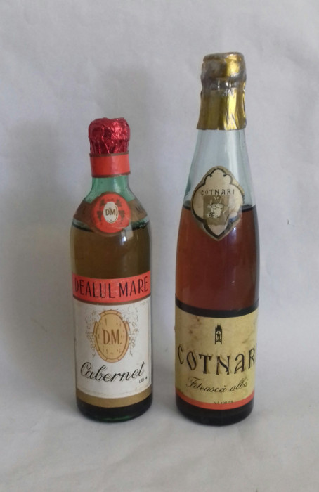 STICLE 100 ml DEALUL MARE - ANII 60 / COTNARI - FETEASCA ALBA 1959