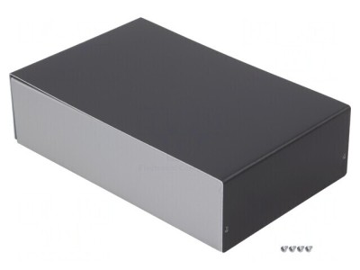 Carcasă Aluminiu Argint 160x253x69mm foto