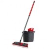 Set Mop Vileda Ultramax, Galeata cu Pedala, Microfibra, Telescopic, Curatare Parchet/Gresie/Faianta