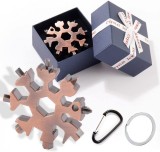 Set de instrument multifunctional pentru bricolaj 18 in 1 cu breloc Tuibeidamai, otel inoxidabil, cupru, 6 cm