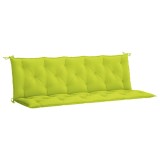 Cumpara ieftin Perna banca gradina, verde aprins 180x(50+50)x7cm textil oxford