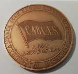 S C1 18 - Medalie / coin tematica militara - Armata romana - Centrul 48 comunicatii - 65 ani - 2007