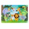 Puzzle Animale Jungla, 24 Piese, Multicolor, 42x28 cm