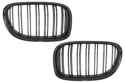 Grile Centrale BMW 7 Series F01 F02 F03 F04 (2008-2015) Negru Lucios Performance AutoTuning foto