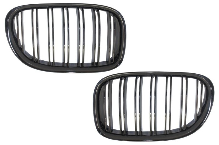 Grile Centrale BMW 7 Series F01 F02 F03 F04 (2008-2015) Negru Lucios Performance AutoTuning