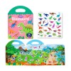 Carte cu Autocolante reutilizabile "Dinozauri" &ndash; My First Sticker Book, 34 stickere, portabilă, +3 ani, Oem