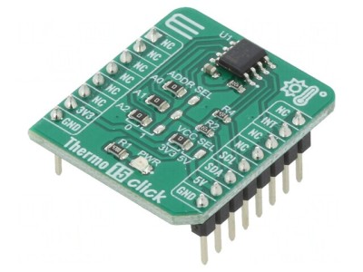 Placă Prototip Senzor Temperatură I2C NCT75 foto