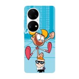 Husa compatibila cu Huawei P40 Pro model Dexter Laboratory, Silicon, TPU, Viceversa, Transparent, Carcasa
