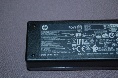 Incarcator laptop HP 19.5v 45w L25296-002 MUFA 4.5*3.0 MM mufa nou albastra 12 foto