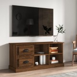 VidaXL Comodă TV, stejar maro, 102x35,5x47,5 cm, lemn prelucrat