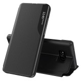 Husa Samsung Galaxy S8+, Galaxy S8 Plus Eco Leather View flip tip carte, negru