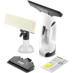 Aspirator de geamuri Karcher WV 2 Plus N, 1.633-642.0, 35 min, Capacitate rezervor apa 100 ml, Putere de curatare aproximativ 75 m&sup2;, Alb/Negru