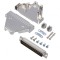 Conector D-Sub 62 Pin Mufă Tată Lipire Negru