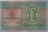 AUSTRIA UNGARIA 100 COROANE KRONEN KORONA 1912 UZATA