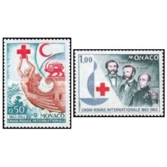 Monaco 1963 - 100 de ani Crucea Rosie, serie neuzata