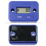 Hour meter Moto Atv Barca ceas Indicator ore functionare - ALBASTRU