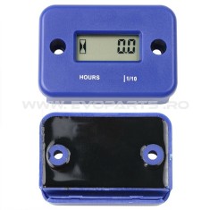 Hour meter Moto Atv Barca ceas Indicator ore functionare - ALBASTRU