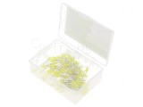 Set LED 3mm Galben 100buc Cutie Plastic