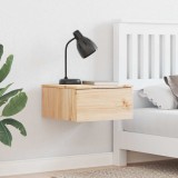VidaXL Noptieră 2 pcs Maro 37 x 35 x 18.5 cm Lemn masiv de pin