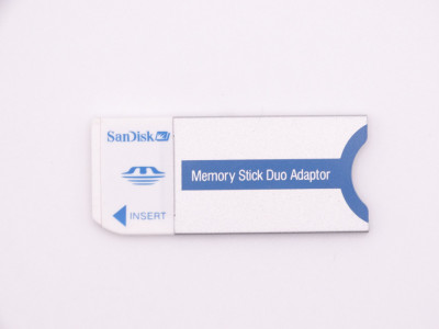 Adaptor card memorie Sandisk SONY Memory Stick Pro Duo La Memory Stick foto